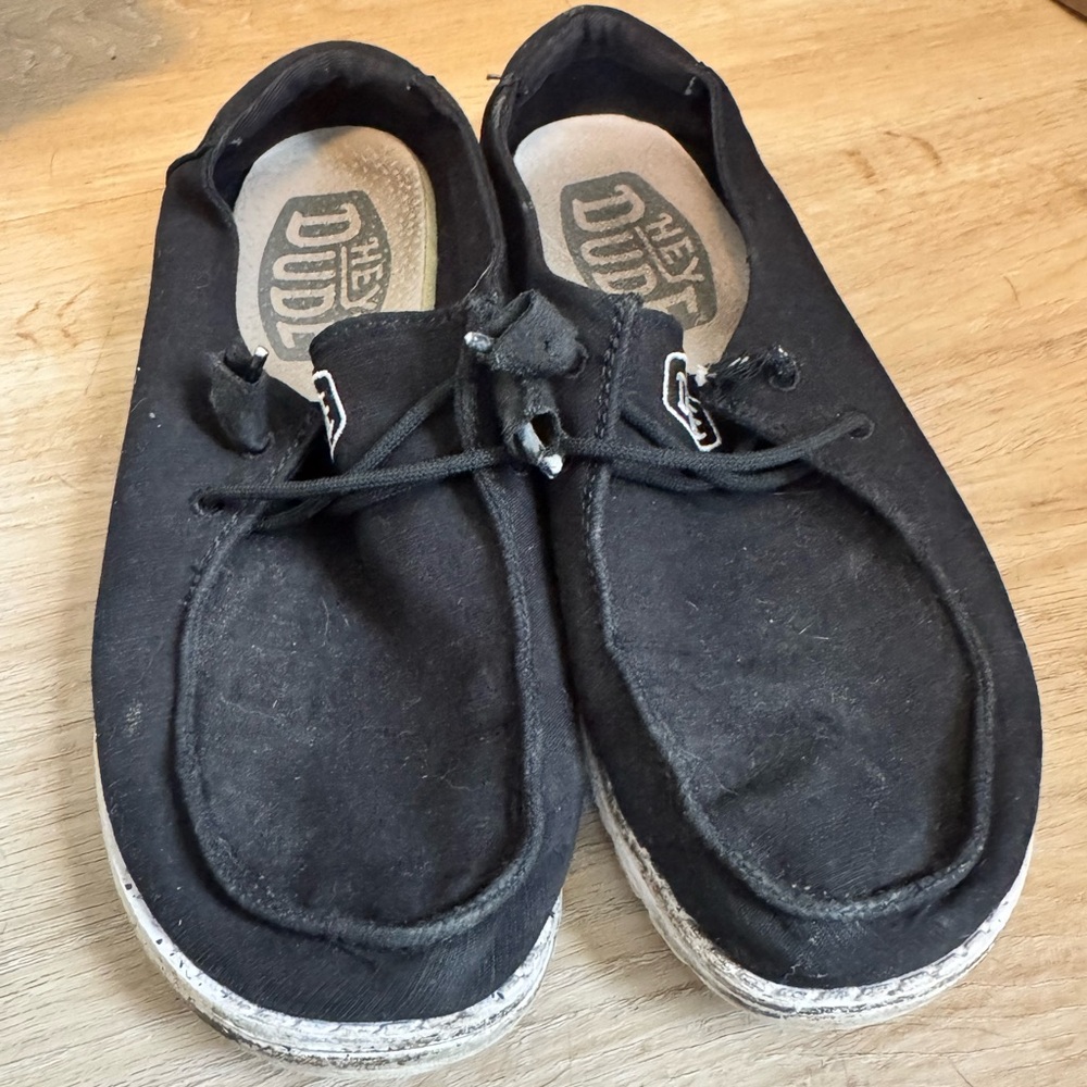 Hey Dude Charcoal Slip-On Shoes